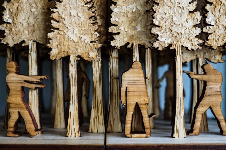 Zelda Bookends Forest Book Ends Etsy