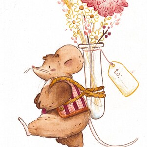 Tarjeta de felicitación - Ratón