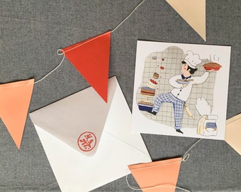 Postkarte - Backen
