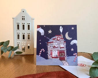 Postcard - Christmas house