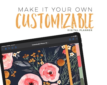 Personalisierbar Digitaler Planer | Gestalte Deinen eigenen Digitalen Planer mit Digitalen Einlagen
