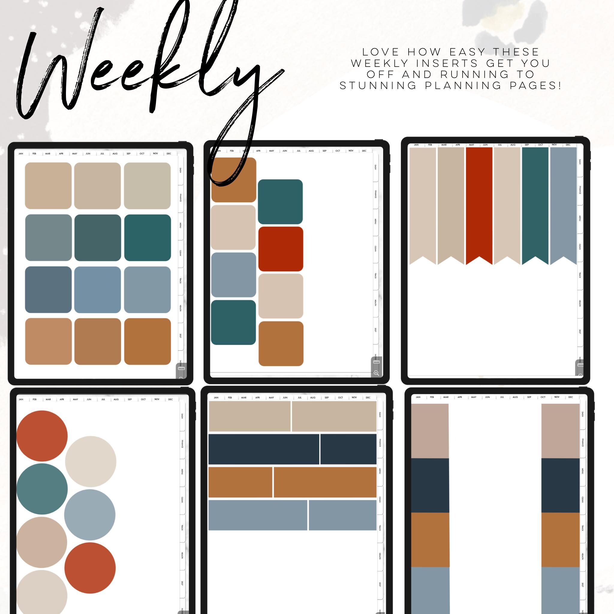 Digital Insert Card January 26 Weekly Digital INSERTS for the Customizable and Life Digital ...