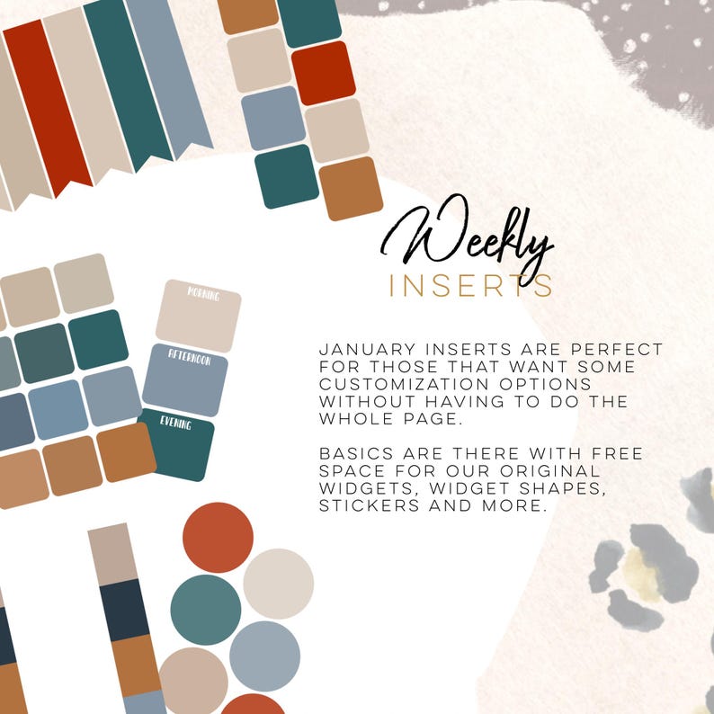 Digital Insert Card January 26 Weekly Digital INSERTS for the Customizable and Life Digital ...