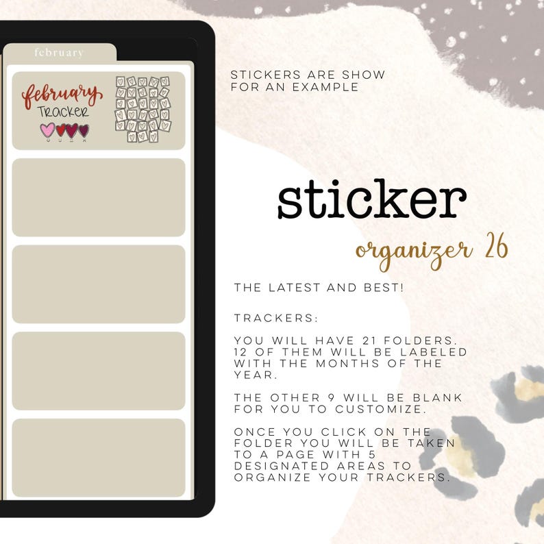 Digital Sticker Organizer Pal 26 | Widget Planner Organizer | Digital ...