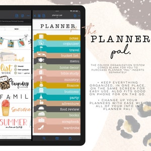 Planner Pal | The digital planning organizing system! Digital planner organizer