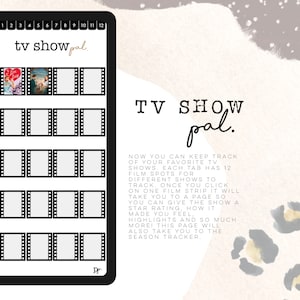 SplitscreenTV Show Pal | The digital planning organizing system! TV show planner
