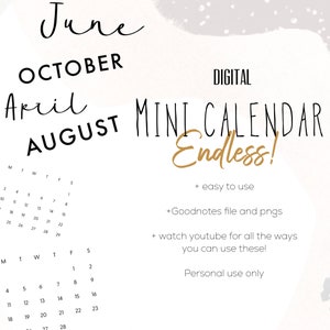 Endless Calendar - Etsy Endless Calendar - Etsy