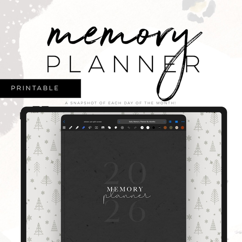 Memory Planner | Digital Journaling | Printable Memory Planner!! - Etsy