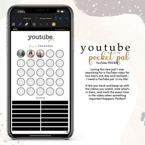YouTube Pocket Pal | Det digitala planeringssystemet! Videotipsplanerare