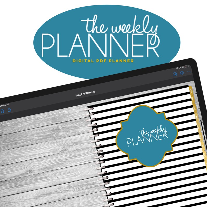 Digital Calendar Weekly Monthly Layouts Goodnotes Ipad Etsy