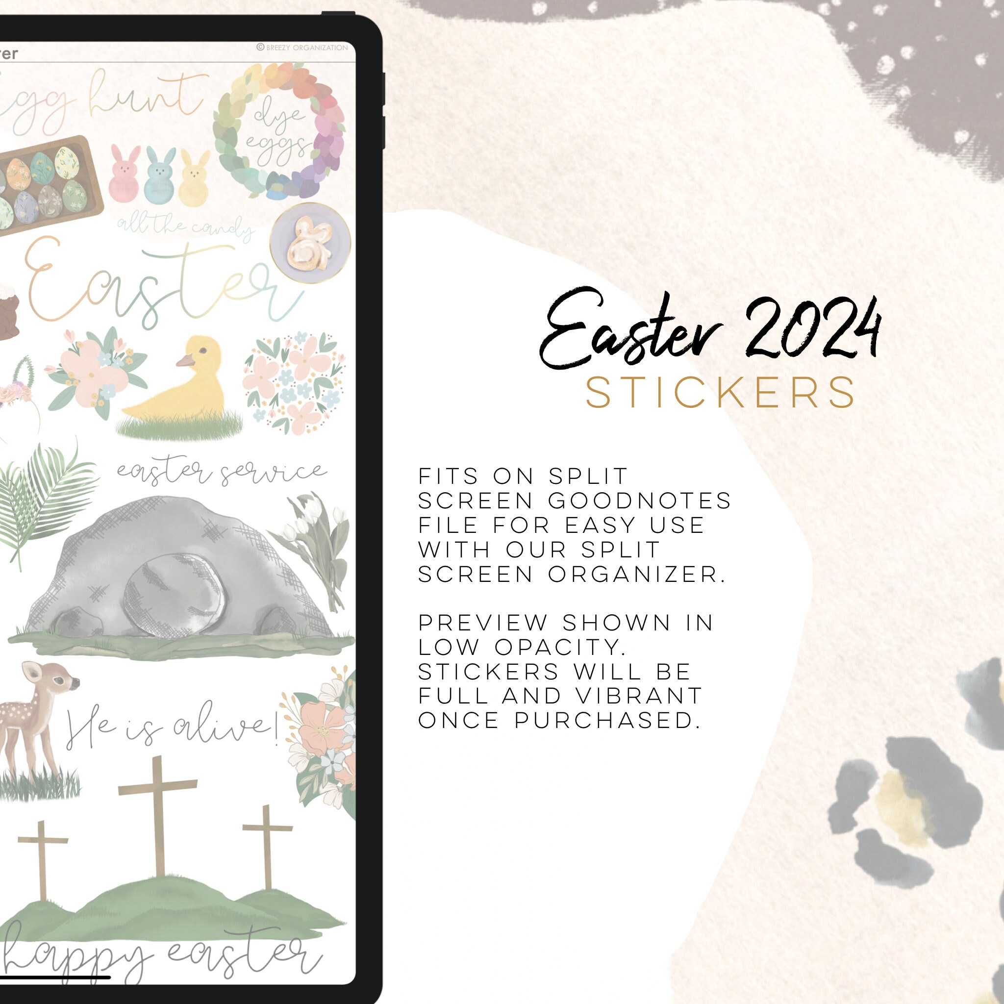 Easter Digital Stickers Stickers, Digital Planning, Christian Stickers ...