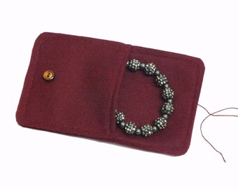 Bolsita joyeríaEstuche Fieltro Sobre Fieltro Saco - Etsy España