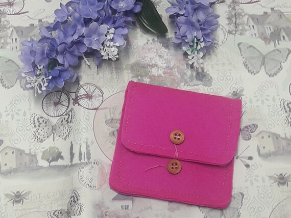 Jewelry Pouch Felt Pouch Crimson Felt Envelope Jewelry Small Bag Rosary Pouch Envelope Jewelry Pouch Presentation Bag Button Purse Etsy