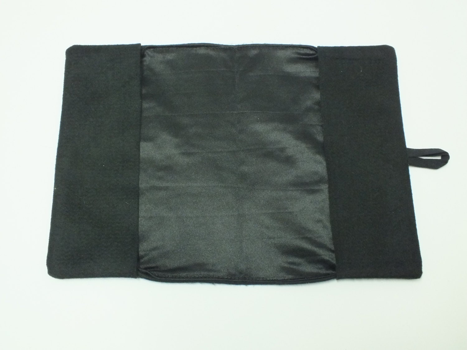 Fabric Book Cover, Bible Cover, Book Sleeve, Teachers Gift, Black Felt