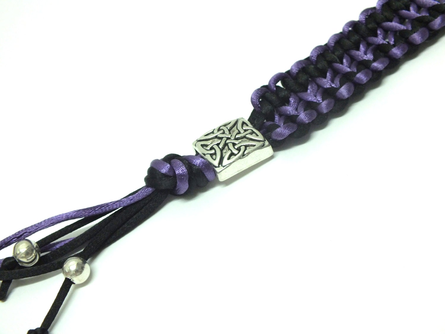 Silk Keychain Macramé Keychain Silk Cord Keyring Long Braided Keychain ...