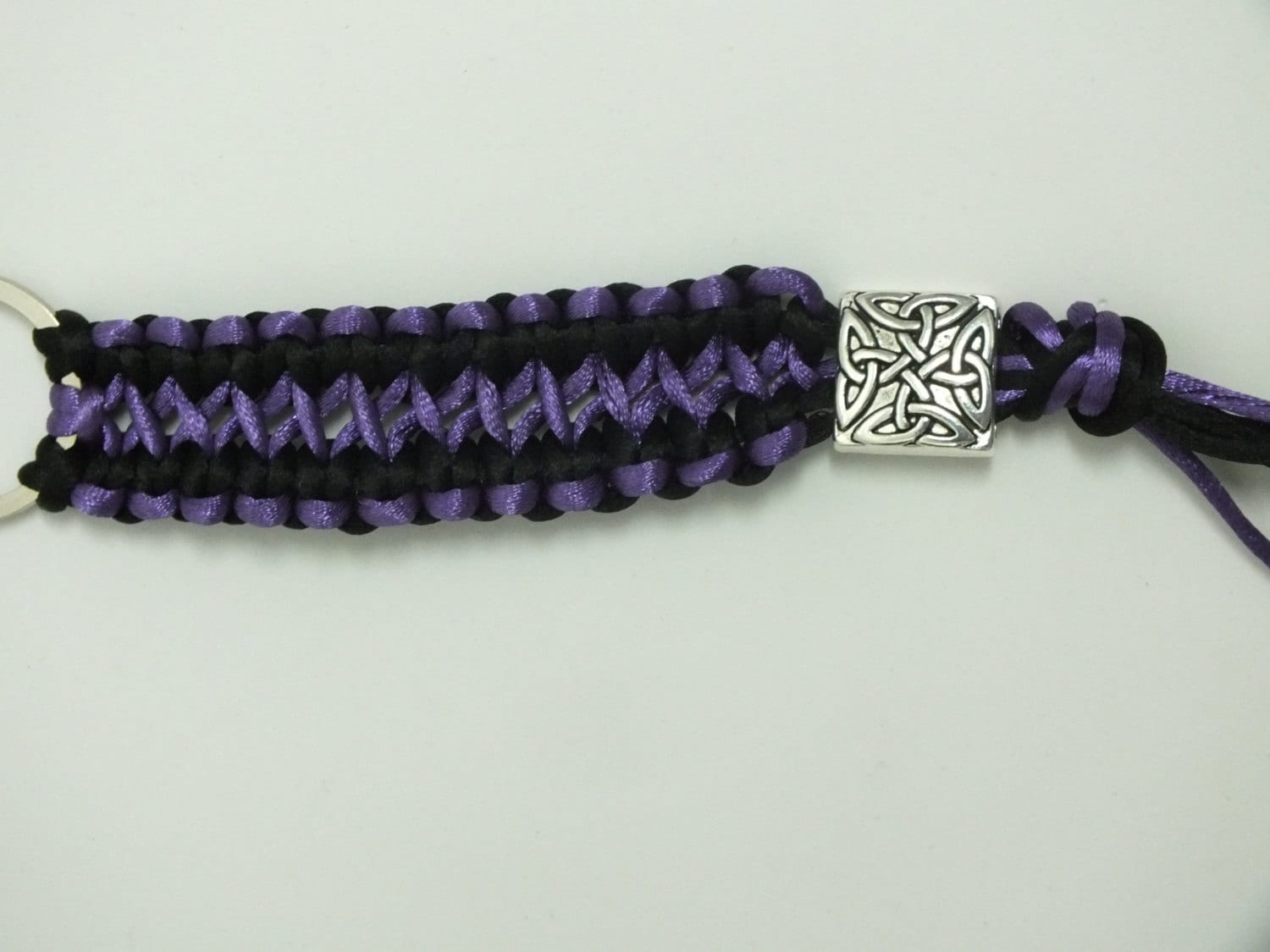 Silk Keychain Macramé Keychain Silk Cord Keyring Long Braided Etsy