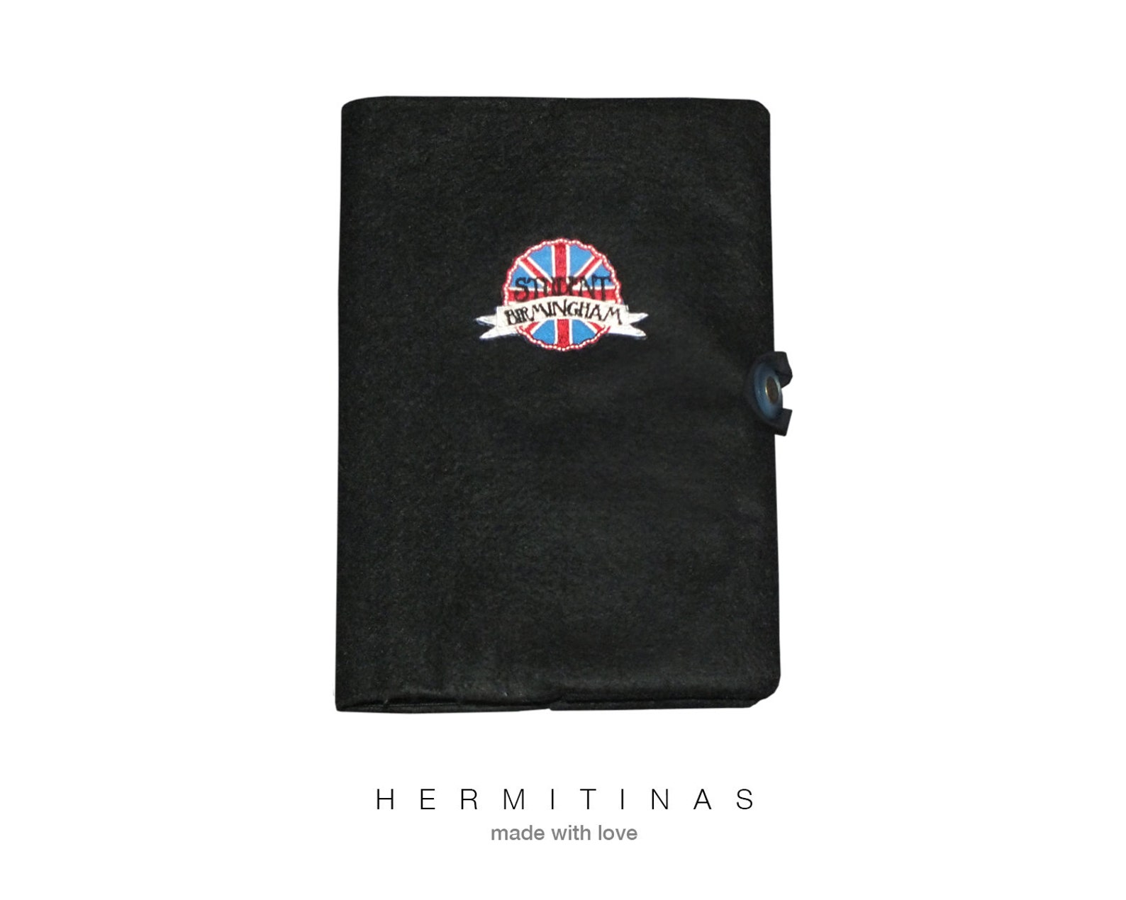 Fabric Book Cover, Bible Cover, Book Sleeve, Teachers Gift, Black Felt