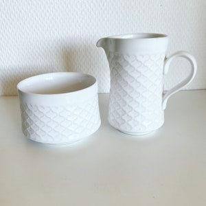 Quistgaard Cordial Palet white sugar and creamer - Bing & Grøndahl