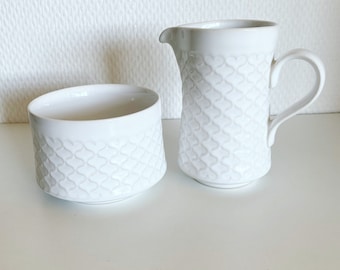 Quistgaard Cordial Palet white sugar and creamer - Bing & Grøndahl