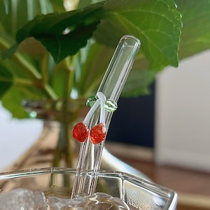 LIFEHIM Reusable Straws Glass Straw: Glass Smoothie Straws Reusable Bent  Clear Straws Long 10 inch 10mm Wide Glass Drinking Straws Thick