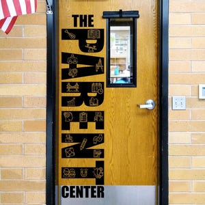 The Parent Center, parent teacher conferences, IEP room, parent teacher collaboration, Principal and parents meeting, classroom wall decal