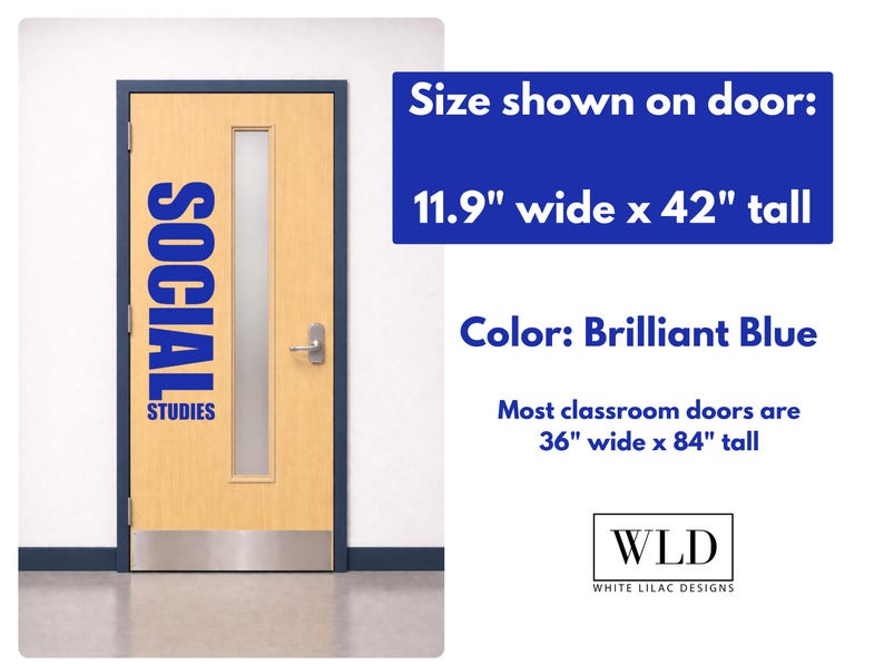 School Social Worker Door Vinyl Decal | Student Services Office Sign ...