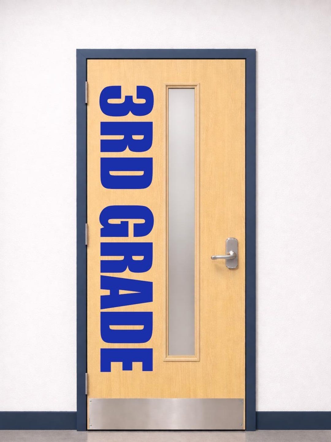 3rd Grade Classroom Door Vinyl Decal | Large Teacher Door Sign | School ...