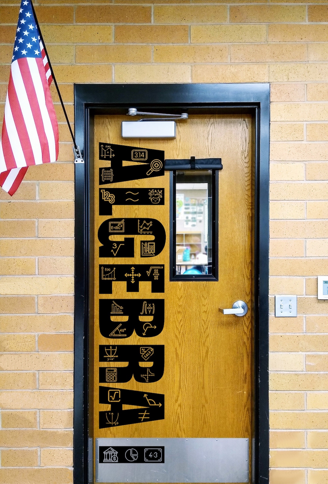 Algebra 1 Teacher Decal School Classroom Vinyl Wall Decal Etsy