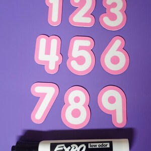 Sudoku Magnetic Game, White Board game, Fast finishers, Teacher must haves, classroom decal, teacher decal, classroom magnets, indoor recess 1 set 1-9 numbers