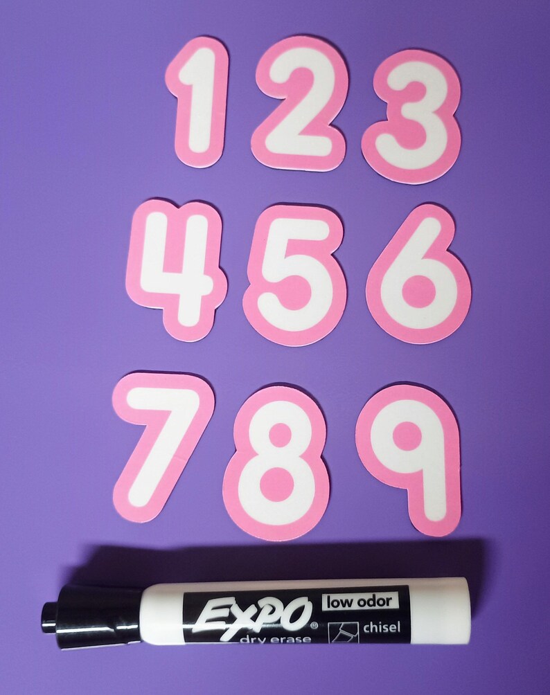 Sudoku Magnetic Game, White Board game, Fast finishers, Teacher must haves, classroom decal, teacher decal, classroom magnets, indoor recess 1 set 1-9 numbers