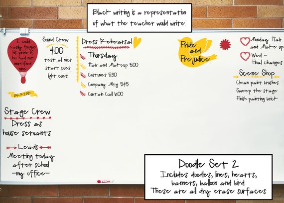 Classroom set of on sale dry erase boards