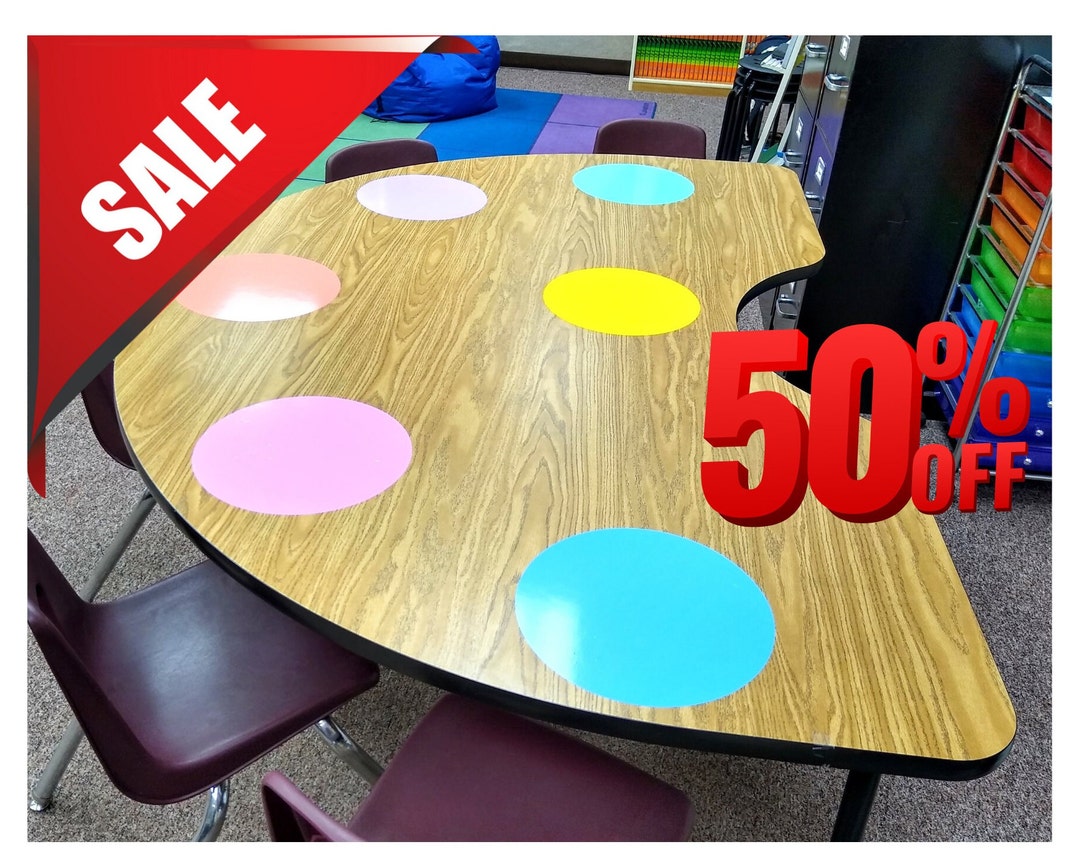 Dry Erase Circle, Dry Erase Desk, Classroom Decal, Teacher Decal, Dry