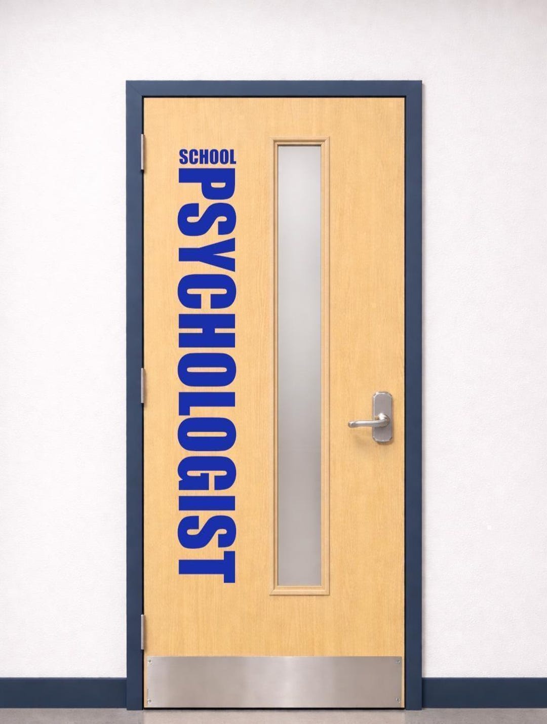 School Psychologist Door Vinyl Decal | Student Services Office Sign ...