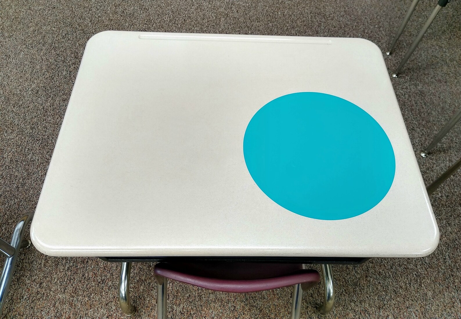 Dry Erase Circle Dry Erase Desk Classroom Decal Teacher Etsy
