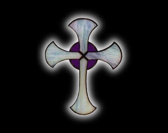 Stained Glass Celtic Cross Suncatcher