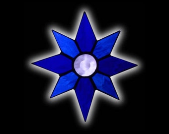 Stained Glass Evening Star Suncatcher