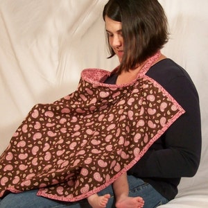 Lined Nursing Cover and Burp Cloth PDF Sewing Pattern/ Jug Jacket Pattern