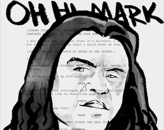 Tommy Wiseau / The Room Screenplay Portrait