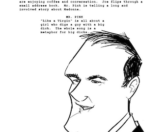 Quentin Tarantino Screenplay Portrait (Reservoir Dogs)