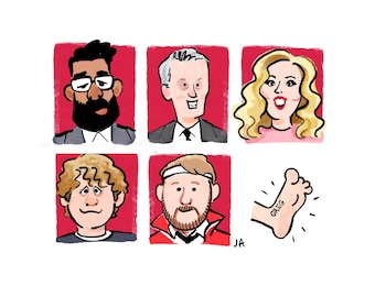 Taskmaster Cast Illustrations