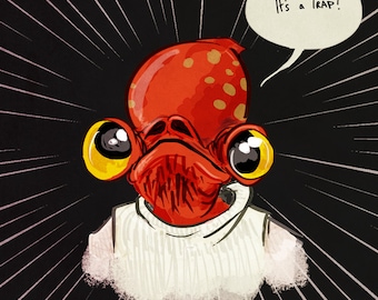 Admiral Ackbar Print