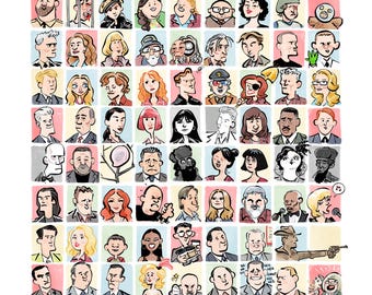 Faces of Twin Peaks: The Return Illustration