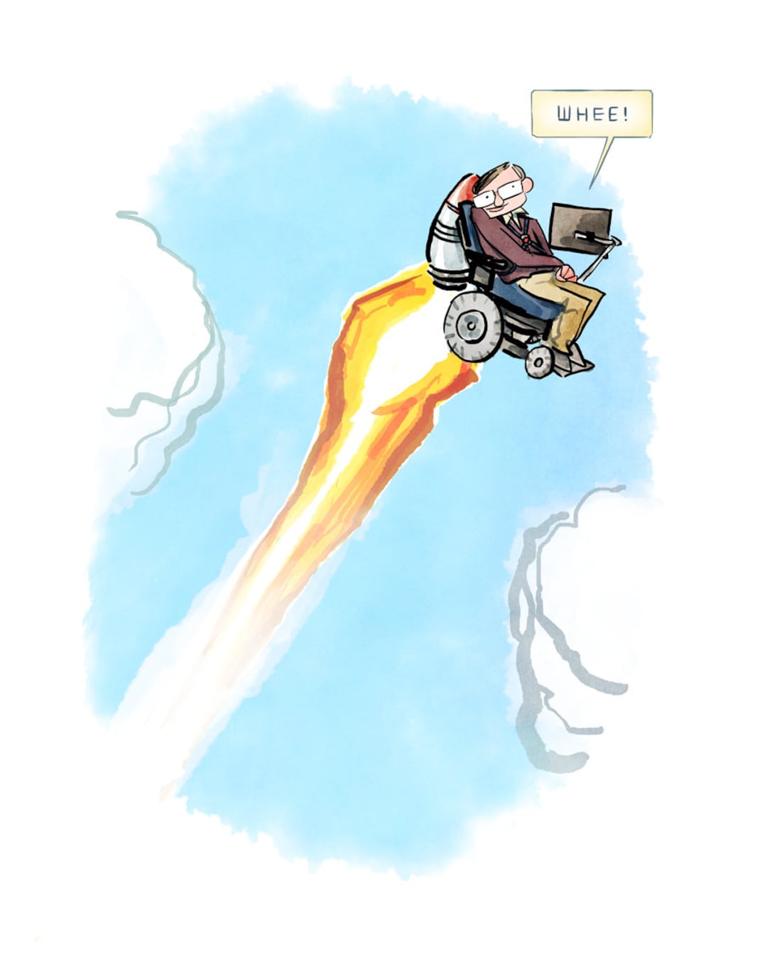 Stephen Hawking Print - Etsy