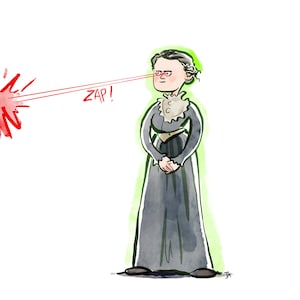 The Radiant Marie Curie Print