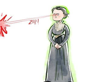 The Radiant Marie Curie Print