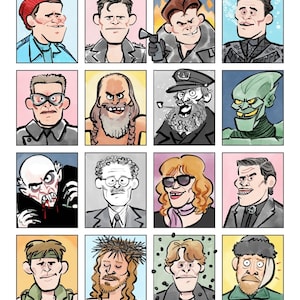 Da Faces of Dafoe — Willem Dafoe Illustration