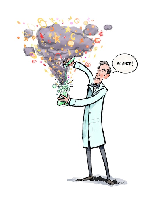 Bill Nye Print | Etsy