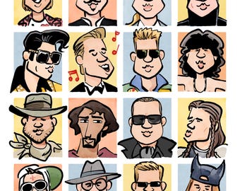 A Cavalcade of Kilmers! - Val Kilmer illustration