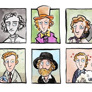 A Cluster of Genes (Gene Wilder Print)