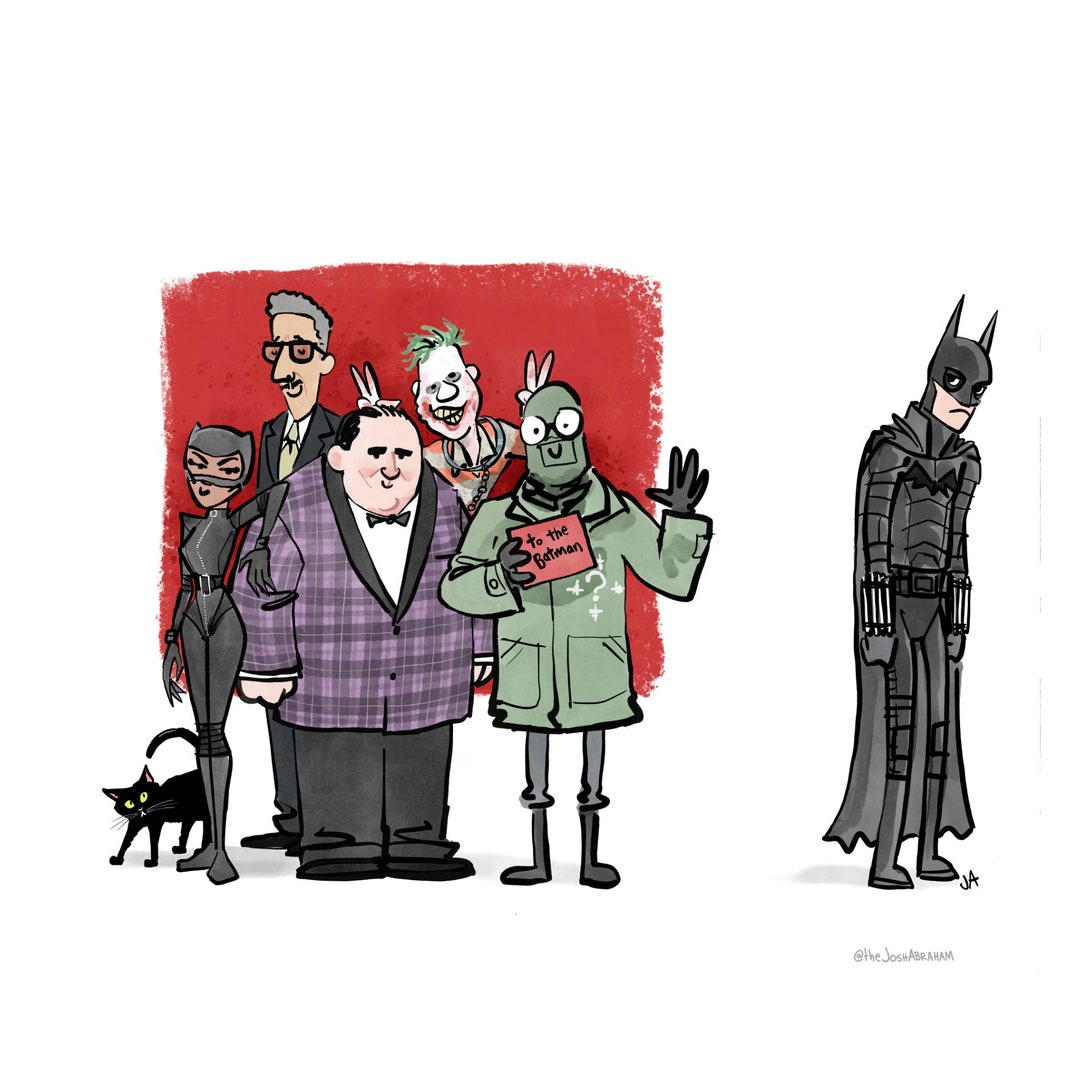 The Batman Art Print - Etsy